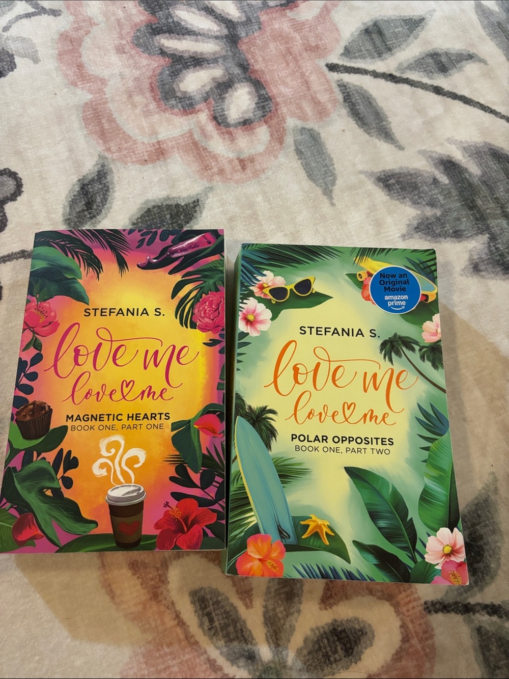 Stefania S. "Love Me, Love Me" Book Set - Bright Tropical Covers
